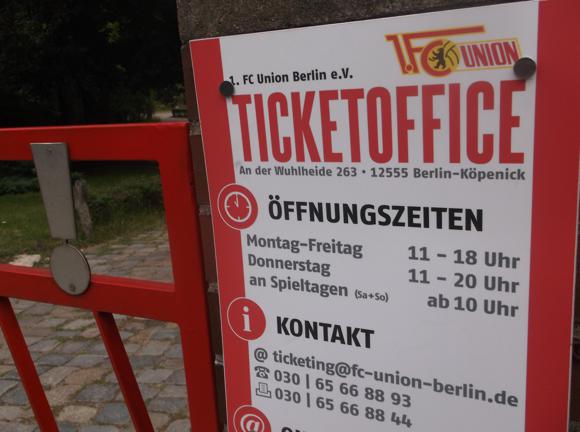 Union Berlin Online Tickets