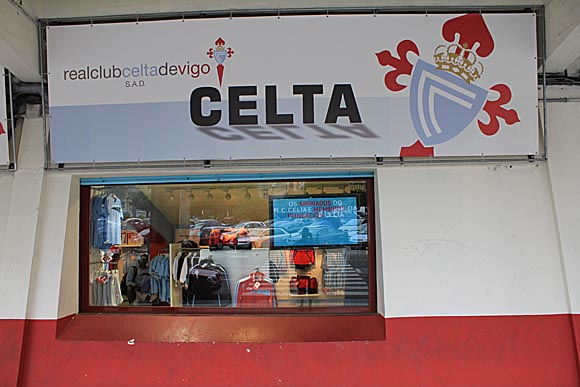 Celta Vigo shop/Chris Littleford