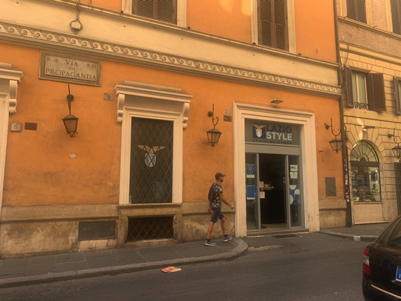 Lazio Style 1900 city store/Liam Dawber