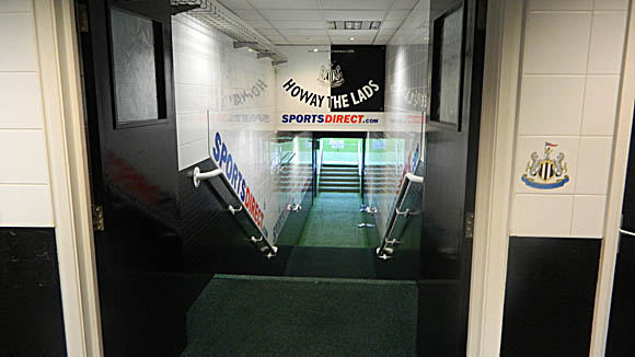 Newcastle United stadium tour/Colin Young