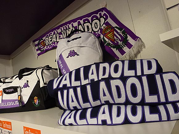 Real Valladolid shop/Harvey Holtom