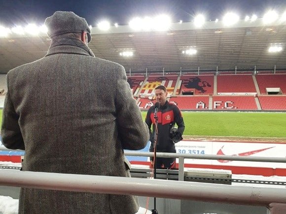 Post-match press conference, Sunderland/Colin Young