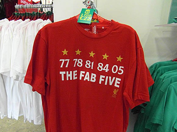 Liverpool FC Store/Seán Kearney