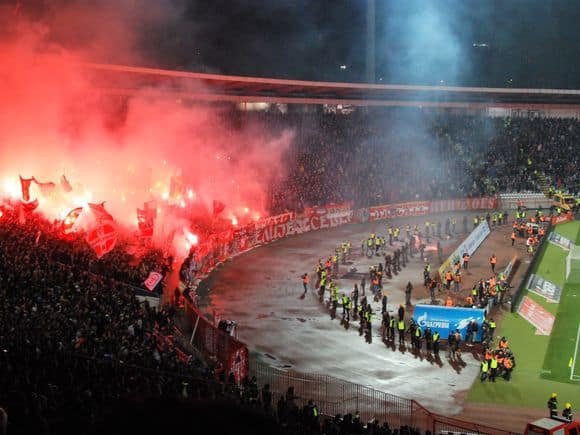 Match day at Red Star Belgrade/Matt Walker