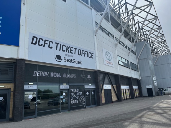 Derby County tickets/Joe Stubley
