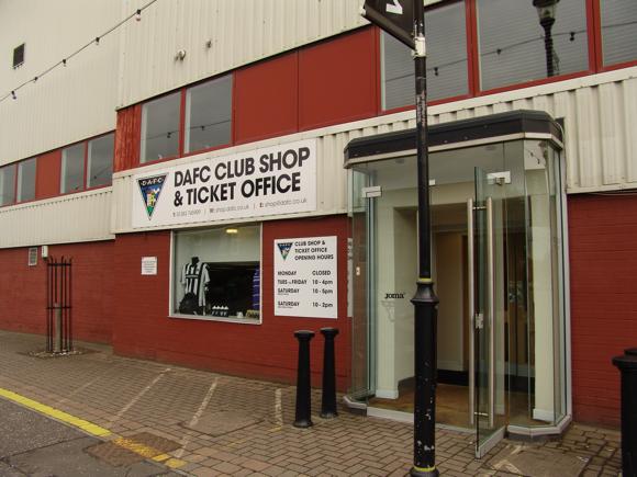 DAFC club shop & ticket office/Natália Jánossy