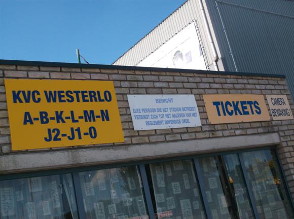 Westerlo tickets/Peterjon Cresswell