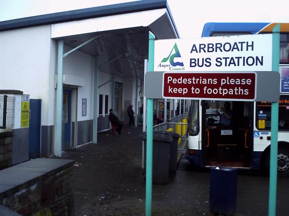 Arbroath FC transport/Tony Dawber