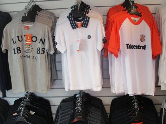 Luton Town club shop/Peterjon Cresswell