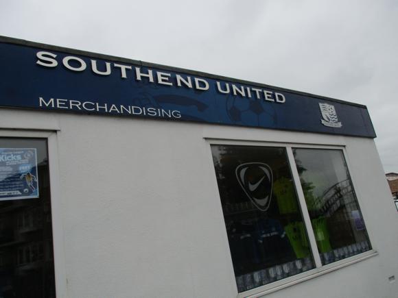 Southend United club shop/Peterjon Cresswell