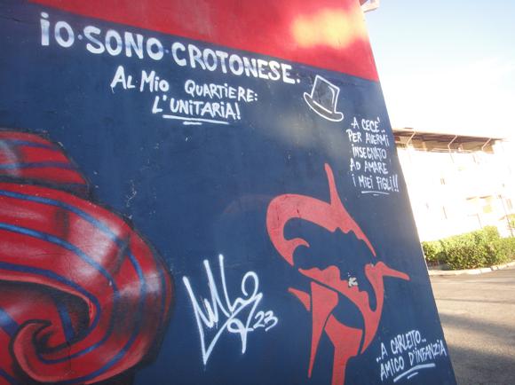 FC Crotone mural/Peterjon Cresswell