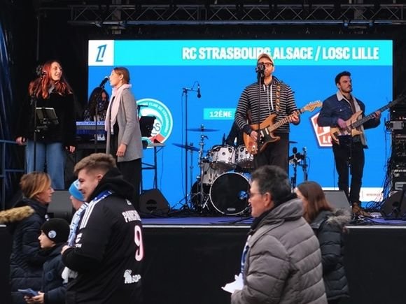 Racing Strasbourg fan zone/Trevor Fletcher