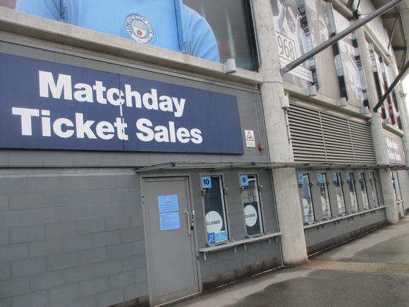 Manchester City ticket office/Peterjon Cresswell