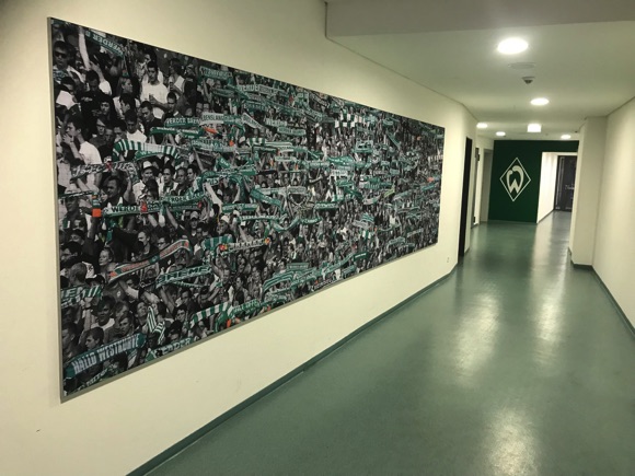 Werder Bremen stadium tour/Jim Wilkinson