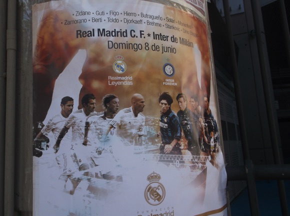 Real Madrid match poster/Peterjon Cresswell