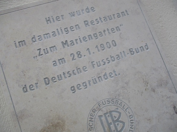 German FA plaque/Peterjon Cresswell