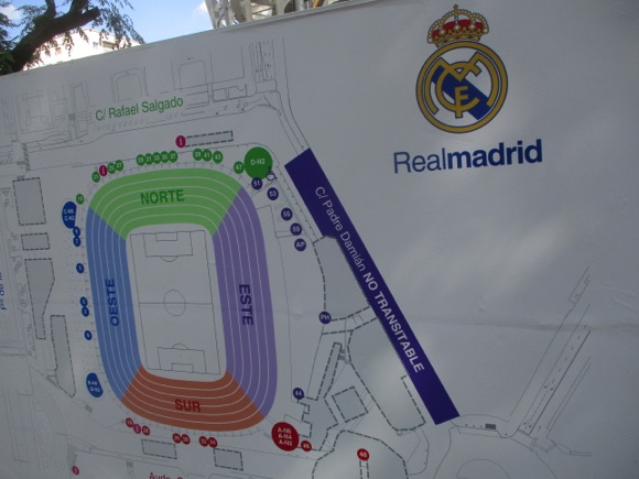 Estadio Bernabéu stadium plan/Peterjon Cresswell