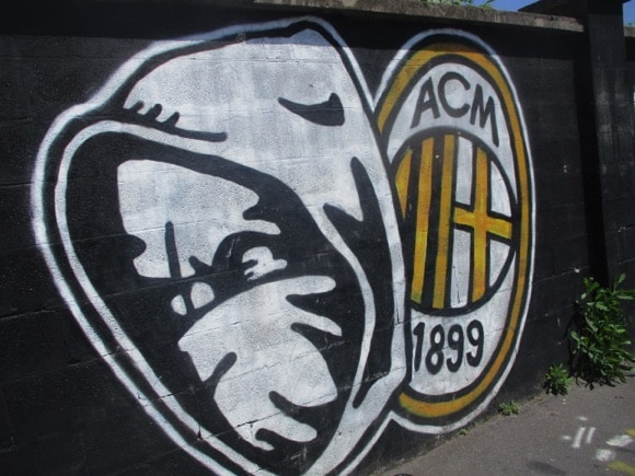 AC Milan mural/Peterjon Cresswell