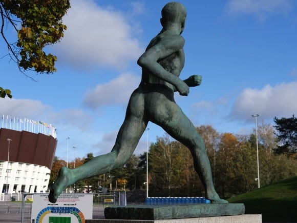 Paavo Nurmi statue, Helsinki Olympic Stadium/Petri Haukinen