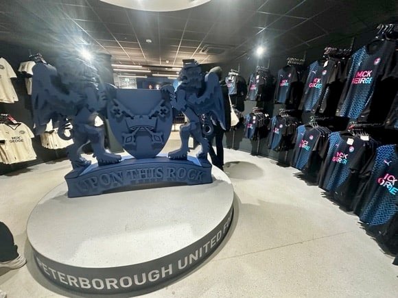 Peterborough United club shop/Joe Stubley