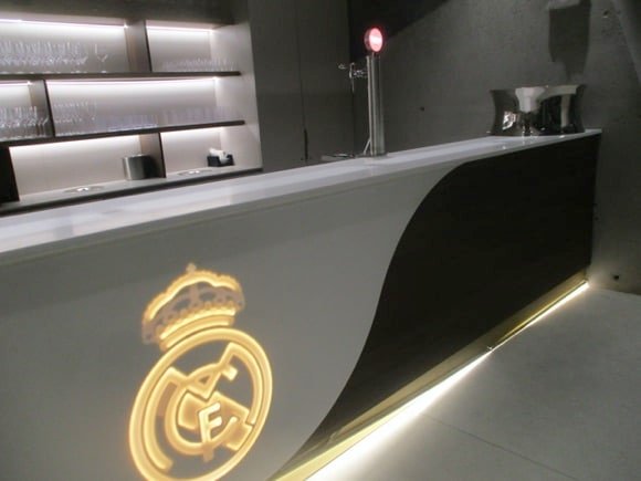 Real Madrid VIP bar/Peterjon Cresswell
