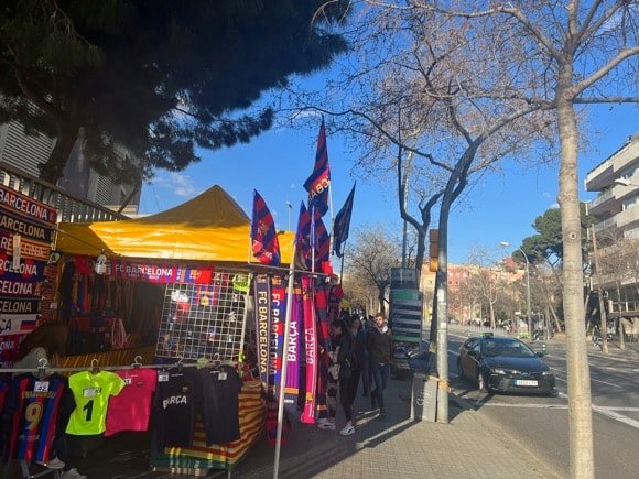 FC Barcelona stall/Peterjon Cresswell