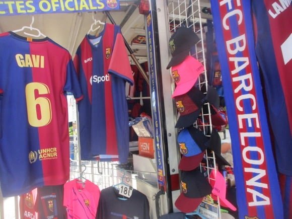 FC Barcelona stall/Peterjon Cresswell