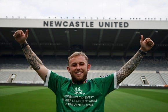 Matthew Smith completes his charity run/If U Care Share