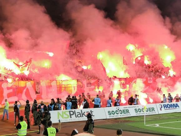 Match day at Red Star Belgrade/Rudi Jansen