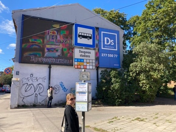 Daugava Stadium transport/Roberts Lismanis