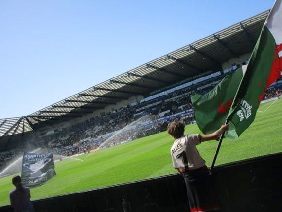Swansea City match day/Peterjon Cresswell