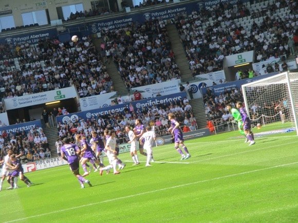 Swansea City match day/Peterjon Cresswell