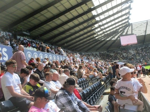 Swansea City match day/Peterjon Cresswell