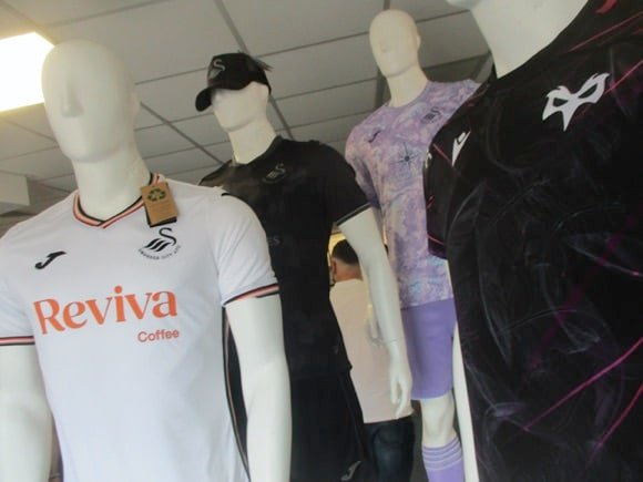 Swansea City shop/Peterjon Cresswell