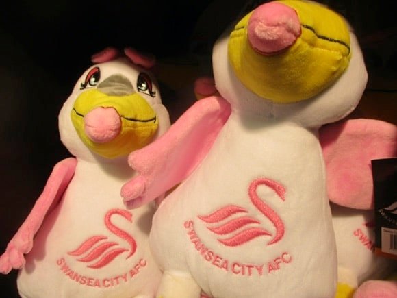 Swansea City shop/Peterjon Cresswell