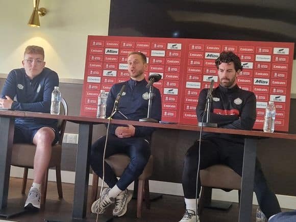 South Shields manager Ian Watson meets the press/Colin Young