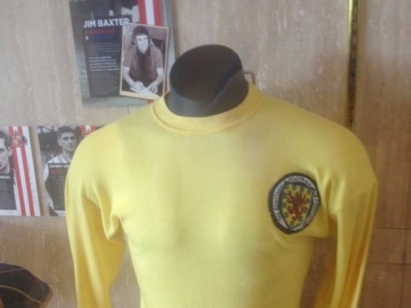 Jim Baxter's shirt, Sunderland Museum/Colin Young
