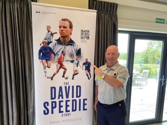 David Speedie at the book launch/Colin Young