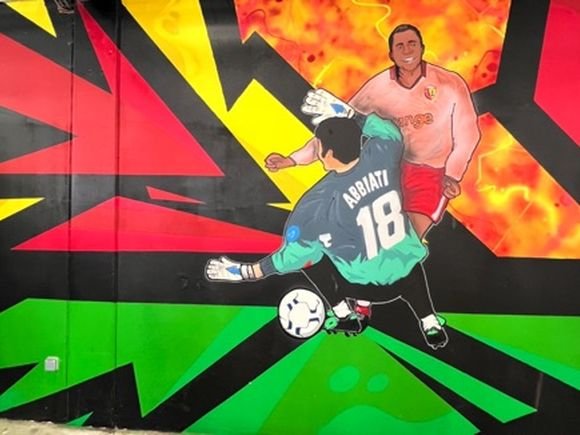 RC Lens mural/Alan Deamer