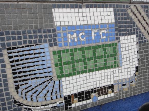 Macclesfield FC mural/Peterjon Cresswell