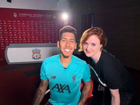 Mariia meets Firmino