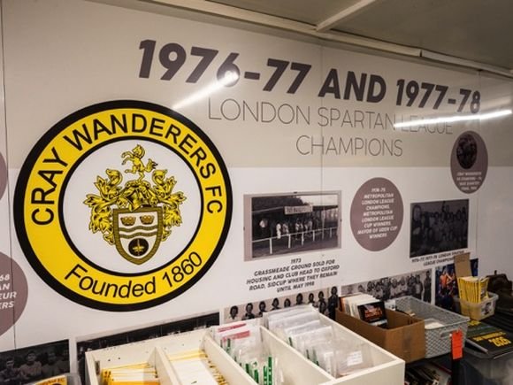 Cray Wanderers shop/Brian Aldrich