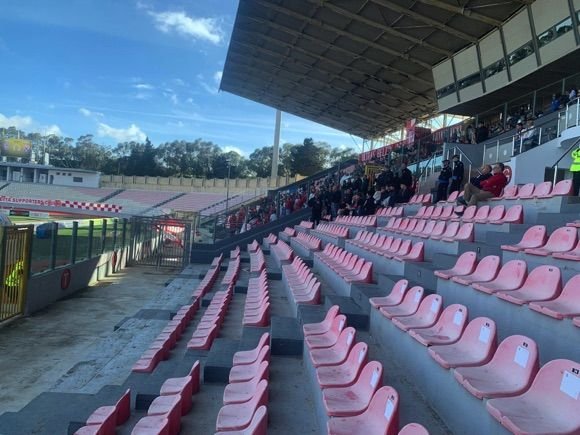 Strict segregation at the Ta'Qali National Stadium/Alan Edgar