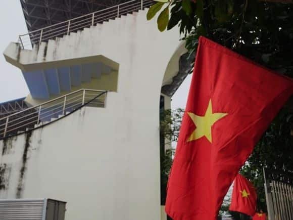 Flag day at Ninh Bình