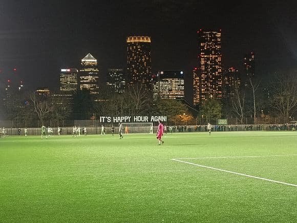 Fisher FC in the shadow of Docklands/Brian Mulligan