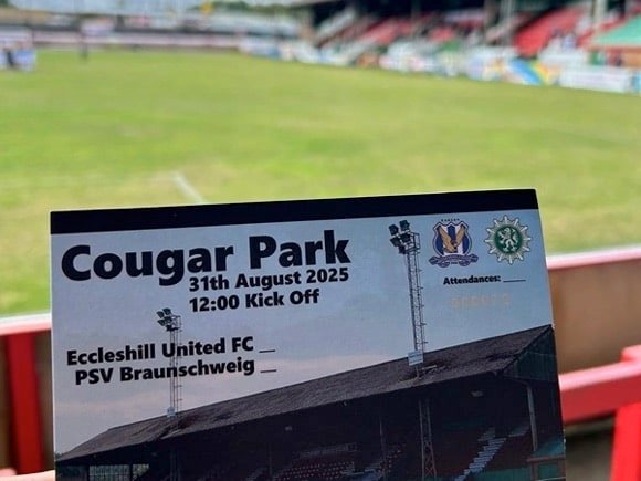 PSV Braunschweig match ticket/Feargal McEvoy