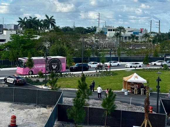 Inter Miami team bus/Joe Stubley