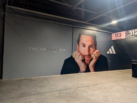 Messi mural/César Hernández