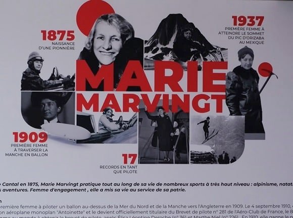 Marie Marvingt mural/Trevor Fletcher