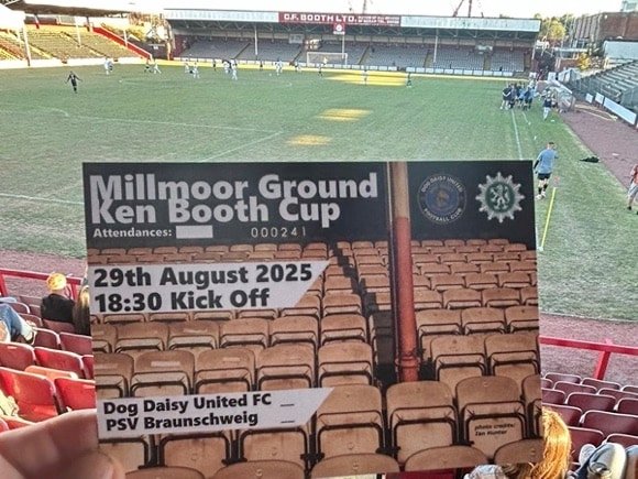 PSV Braunschweig match ticket/Feargal McEvoy